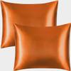 Oversized Queen Comforter Satin Silk 1 PC Brick Red 600 GSM Comforter for Oversized Queen Size Bed view 2