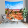 BELECO 118x96 Inch Grand Canyon Tapestry Wall Hanging Red Rock Canyon Desert Tapestry American Western Desert National Park Scenery Utah Wall Decor Western Tapestries for Bedroom Living Room DormDecor view 4