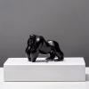 CNRFRC Realistic Black Gorilla Statue, Creative Resin King Kong Sculpture Ornaments Entrance Living Room Wine Cabinet Wall Shelf Bedroom Bookcase Decor,Animal Model Office Desktop Decoration view 2