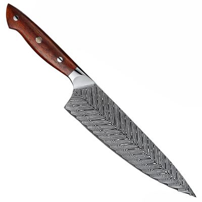Chef Knife,Kitchen Knife, 7.7 Inch VG10 Japanese Damascus Steel Luxury Cooking Tools Gyuto Japanese Kitchen Gadgets Rosewood Handle