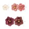 3D Paper Flowers Decorations for Wall, Handmade Artificial Flower Bouquet with Leaves and Butterflies for Wedding Backdrop Photo Wall Decor, Home Decor, Party Backdrop (19 Pieces) (Rose Gold) view 2