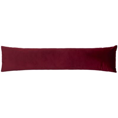 Evans Lichfield Opulence Draught Excluder Cover, Burgundy