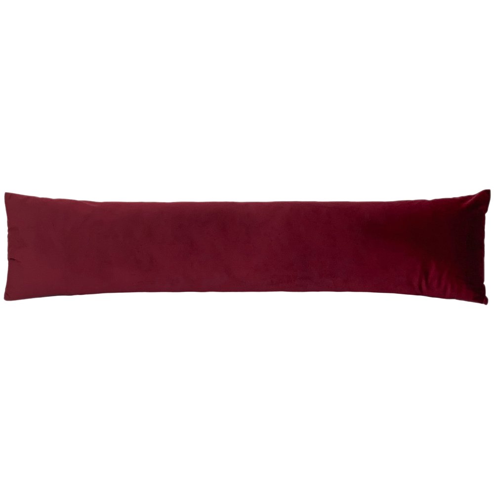 Evans Lichfield Opulence Draught Excluder Cover, Burgundy