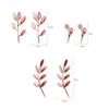 3D Paper Flowers Decorations for Wall, Handmade Artificial Flower Bouquet with Leaves and Butterflies for Wedding Backdrop Photo Wall Decor, Home Decor, Party Backdrop (19 Pieces) (Pink) view 3