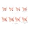 3D Paper Flowers Decorations for Wall, Handmade Artificial Flower Bouquet with Leaves and Butterflies for Wedding Backdrop Photo Wall Decor, Home Decor, Party Backdrop (19 Pieces) (Pink) view 4