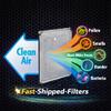 Fast-Shipped-Filters 3 Pack 16x20 Replacement Filter Pads Compatible with Dynamic Air Cleaner Refill White view 4