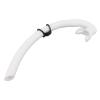 Diving Snorkel Corrugated Tube Collapsible Silicone Flexible Diving Breathing Tube Food Grade Soft Spearfishing Mouthpiece for Adults (White) view 1