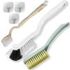 Cleaning Brush Shoe Kitchen Bottle Brush Sink Bathroom Household Dish Pot Pan Edge Corners Tile Lines Brush with Stiff Bristles view 1