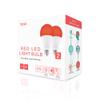 Hooga Sleep Bulb, Blue Light Blocking Red Night Light. 625nm Red Bulb for Healthy Sleep. Baby Nursery. 1W LED, 7W Replacement 2-Pack view 1
