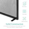 Best Choice Products 38x27in Single Panel Fireplace Screen Handcrafted Steel Mesh Spark Guard for Living Room, Bedroom Dcor w/Handles - Black view 4