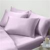100% Mulberry Silk Acne Pillowcase for Hair and Skin Made in USA, 22 Momme Real Silk Cooling Pillow Cases, Anti Wrinkle, Anti Aging, Soft, Hypoallergenic(Purple, King) view 2