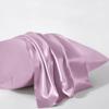 100% Mulberry Silk Acne Pillowcase for Hair and Skin Made in USA, 22 Momme Real Silk Cooling Pillow Cases, Anti Wrinkle, Anti Aging, Soft, Hypoallergenic(Purple, King) view 4