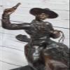 Hand Made Remington Inspired Large Hot Cast Cowboy with Gun Old West Bronze Art Decorative Art Sale Gift by Think Bronze view 3