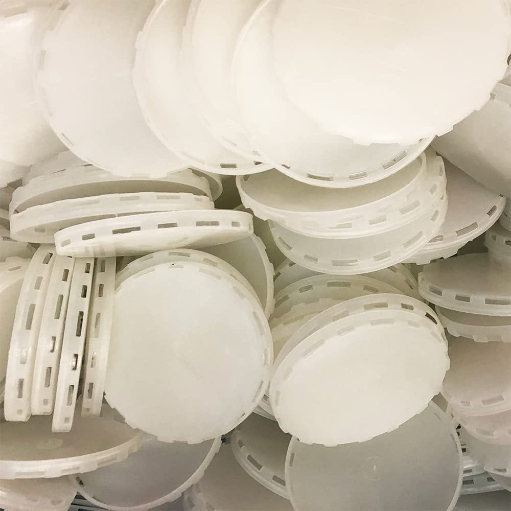 HomeLoft Basics Keg Caps-100pcs. Protect the filling and valve of your kegs with a vented keg cap. MATERIAL: PLASTIC. (CLEAR)