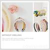 Beavorty 6pcs Clear Acrylic Headband Holder Rack Transparent Hairband Display Stand for Hair Accessories Organization Stylish and Smooth Design for Dressing Tables and Wall Mounting view 3