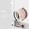 Beavorty 6pcs Clear Acrylic Headband Holder Rack Transparent Hairband Display Stand for Hair Accessories Organization Stylish and Smooth Design for Dressing Tables and Wall Mounting view 4