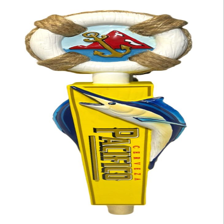 Pacifico Cerveza Marlin Beer Tap Handle | 12.5" Tall