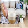 Casaphoria Blanket Basket, Storage Basket, Laundry Basket, 20*20*13, Laundry Hamper,Blanket Storage for Living Room (White & Gradient Brown view 2