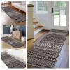 Carpet Runner for Hallway Stairs, Kitchen Corridor Hall Rug Runner 100cm 1.5m 2m 2.5m 3m 3.5m 4m 4.5m 5m 6m Classic Long Runners Carpets Washable Non-Slip Floor Mats - Black (Size : 2 ft  8.2 ft) view 1
