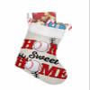 Christmas Stockings America Baseball Home Sweet Text Fireplace Hanging Decorations Xmas Tree Stocking Balls Black Line Texture Personalized Sock for Family Holiday Season Party Home Decor view 1