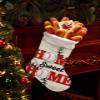 Christmas Stockings America Baseball Home Sweet Text Fireplace Hanging Decorations Xmas Tree Stocking Balls Black Line Texture Personalized Sock for Family Holiday Season Party Home Decor view 4
