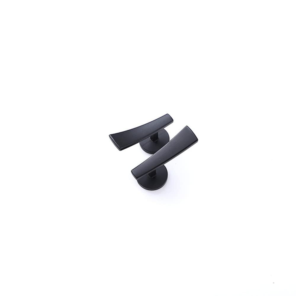 Curtain Holders Simple Metal Curtain Wall Hook Hook Wall Hook,Black,4 pcs