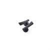 Curtain Holders Simple Metal Curtain Wall Hook Hook Wall Hook,Black,4 pcs view 1