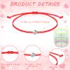 Cunno 100 Pcs Star Friendship Bracelets Bulk for Kids Wish Bracelets Colorful Adjustable String Motivational Jewelry Gifts for Women Girls Valentine's Galentine's Gifts view 2