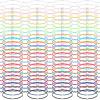 Cunno 100 Pcs Heart Friendship Bracelets Bulk for Kids Wish Bracelets Colorful Adjustable String Motivational Jewelry Gifts for Women Girls Valentine's Galentine's Gifts view 1