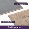 DEXI Bathroom Rugs 43x24, Washable Non Slip Bath Mat for Shower Floor, Absorbent Quick Dry Bathmat with Rubber Backing, Ultra Soft Plush Carpet for Tub, Beige view 4