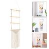DECHOUS Macrame Hair Bow Holder Wall Hanging Organizer for Headbands Hair Accessories Includes Hooks for Girls Room view 4
