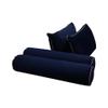 SLIPCOVER ONLY Contrast Full Style V4 Velvet Indoor Daybed Bolster Cushion AD373 view 3