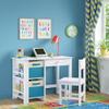 RiverRidge Kids storage bins - 10.5 Cube Storage Organizer with Handles - Turquoise Two-Tone closet organizers and storage for Toys, Shoes & More  Fits RiverRidge Cabinets view 2