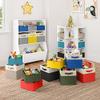 RiverRidge Kids storage bins - 10.5 Cube Storage Organizer with Handles - Turquoise Two-Tone closet organizers and storage for Toys, Shoes & More  Fits RiverRidge Cabinets view 3