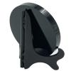 AGERYU Black Obsidian Scrying Mirror, Obsidian Mirror with Stand and Bag for Divination, Meditation, Healing, Feng Shui (250mm(9.8in)) view 4
