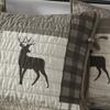 Woolrich Daybed Cover Set - Cabin Lifestyle, Patchwork with Moose Design All Season, Lightweight and Breathable Cozy Bedding Layer with Bedskirt, Matching Shams, 39" W x 75" L, Woodshed Brown 5 Piece view 4