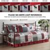 Woolrich Daybed Cover Set - Cabin Lifestyle, Patchwork with Moose Design All Season, Lightweight and Breathable Cozy Bedding Layer with Bedskirt, Matching Shams, 39" W x 75" L, Woodshed Red 5 Piece view 2