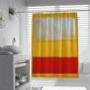 BYJING Art Yellow Red Grey Shower Curtain Modern Popular Fabric Shower Curtains for Bathroom Decor Contemporary Bathroom Curtains Waterproof 96W x 72L(in) view 1