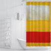 BYJING Art Yellow Red Grey Shower Curtain Modern Popular Fabric Shower Curtains for Bathroom Decor Contemporary Bathroom Curtains Waterproof 96W x 72L(in) view 3