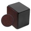 Bonsicoky 4 Pcs Self-Adhesive Furniture Bed Risers, Square Heavy Duty Carbon Steel Table Sofa Risers Adds 2" Height with Felt Pad,Black view 4