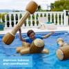 Chuchik [Upgraded Version] Inflatable Ride On Battle Logs, Pool Games for Adults & Teens. Joust Game Raft Floats, Swimming Toys for Kids Ages 4-8 8-12 - Floaties. view 4
