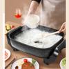 Electric Ceramic Skillet, Roast, Fry And Steam, Healthy- Eco Non- stick Coating, Convenient Easy Clean Up /1095 view 2
