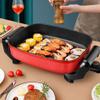 Electric Ceramic Skillet, Roast, Fry And Steam, Healthy- Eco Non- stick Coating, Convenient Easy Clean Up /1095 view 3