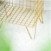 Fruit Basket Wrought Iron Rack 2 Tiers Wire Organizer Basket Fruit Vegetable Produce Metal Storage Bin Simple Living Room Multi- layer Bookshelffor Kitchen Pantry/1047 view 4