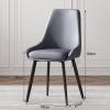 IBOWZ Dining Chair Set Dining Chairs Set of 2,Leisure Chair Kitchen Living Room Desk Side Chair with Black Metal Legs view 2