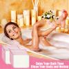 Tatuo 10 Count Popup Closed Exfoliating Wash Cloths for Body and Face Facial Bath Scrub Soft Weave Loofah Towel Exfoliate Bath Towel Remove Dead Skin Wash Cloth for Women Man (Pink Edge) view 2
