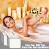 Tatuo 10 Packs Exfoliating Wash Cloths for Body and Face Facial Bath Scrub Soft Weave Loofah Towel Exfoliate Bath Towel Remove Dead Skin Wash Cloth for Women Man (Gray Edge) view 3