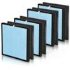 [4 Sets] Air Replacement Filter Set Compatible with HSP001 Clenaer for Home, H13 HEPA, HEPA Pre-Filters, Carbon and Pre-Filters view 1