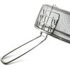 Fry Strainer Stainless Steel Fry Basket Hot Fry Basket Single Handle Potato Chip Basket French Fry Basket Mesh Colander Fryer Basket view 4