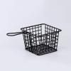 Fry Strainer Frying Basket French Frying Basket Stainless Steel French Fries Basket Hand Frying Storage Box Fryer Basket (Color : Gold) view 3